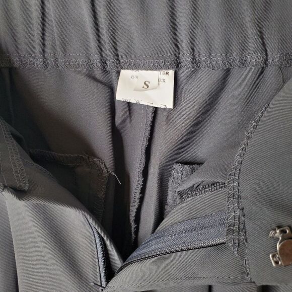 Lot of 3 Wide Legged Pants Grey, Brown, Black Trousers Size Small - Picture 12 of 17